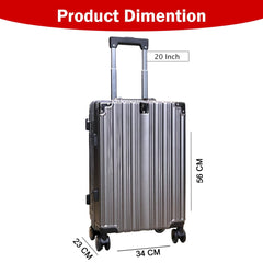 Velvair Luggage 20" Grey – Stylish & Durable Travel Companion
