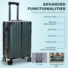 Velvair Luggage 20" Grey – Stylish & Durable Travel Companion