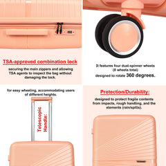 Velvair Luggage: Travel Made Stylish and Effortless 18"+22"+26" SET OF-3