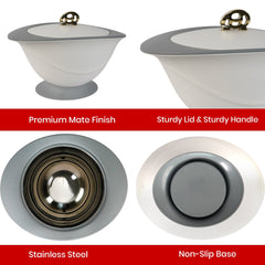 Insulated Casserole Set of 3 (0.8L + 1.8L + 3L) – Elegant Pink Hot Pot Set for Kitchen