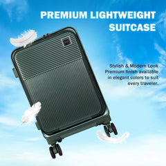 Velvair Luggage: Travel Made Stylish and Effortless 20" BLACK