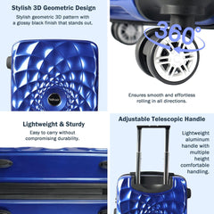 Velvair Luggage – Travel Made Stylish and Effortless, 20″ Black