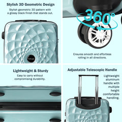 Velvair Luggage – Travel Made Stylish and Effortless, 20″ Black