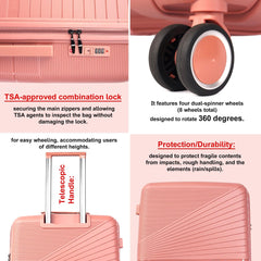 Velvair Luggage: Travel Made Stylish and Effortless 18"+22"+26" SET OF-3