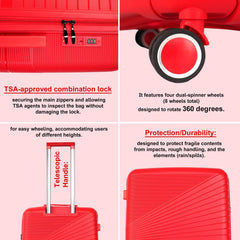 Velvair Luggage: Travel Made Stylish and Effortless 18"+22"+26" SET OF-3