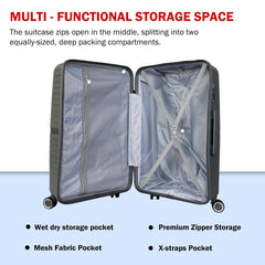 Velvair Luggage: Travel Made Stylish and Effortless 18"+22"+26" SET OF-3