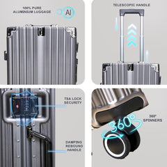 Velvair Premium Hard Shell Luggage Set – 20" & 24"