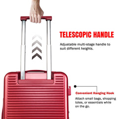 Velvair Luggage: Travel Made Stylish and Effortless 20" BLACK