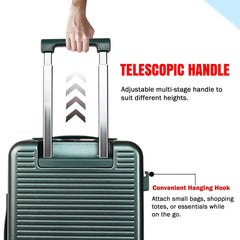 Velvair Luggage: Travel Made Stylish and Effortless 20" BLACK