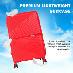 Premium 22” Hard Shell Luggage – Stylish Black Trolley Bag for Travel