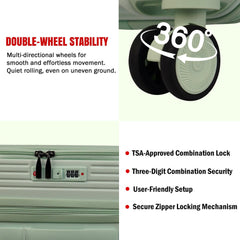 Velvair Luggage: Travel Made Stylish and Effortless 20" BLACK