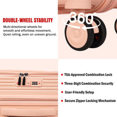 Velvair Luggage: Travel Made Stylish and Effortless 20" BLACK