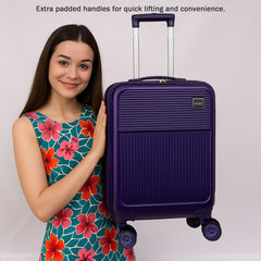 Velvair Luggage: Travel Made Stylish and Effortless 20" BLACK