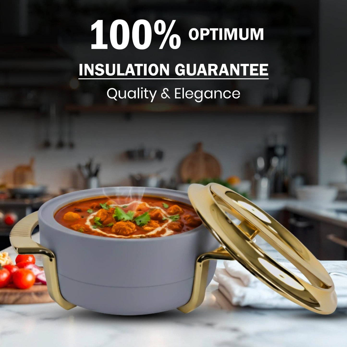 Insulated Casserole Set of 3 (1.8L + 2.3L + 3.5L) – Premium Hot Pot Set for Kitchen