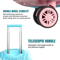 Premium 20” Hard Shell Luggage – Elegant Gold Trolley Bag