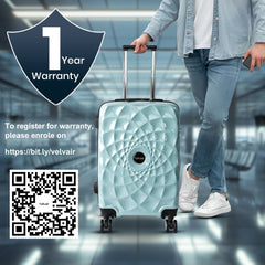 Premium Hard Shell Luggage Set of 3 (20” + 24” + 28”) – Stylish Black Trolley Bag Combo