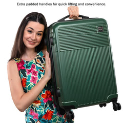 Velvair Luggage: Travel Made Stylish and Effortless 20" BLACK