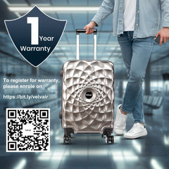 Premium Hard Shell Luggage Set of 3 (20” + 24” + 28”) – Stylish Black Trolley Bag Combo