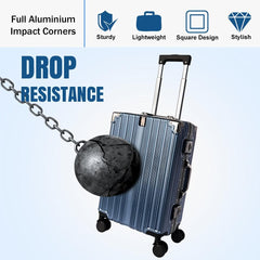 Velvair Luggage 20" Grey – Stylish & Durable Travel Companion