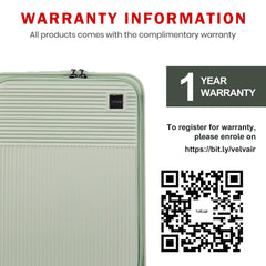 Velvair Luggage: Travel Made Stylish and Effortless 20" BLACK