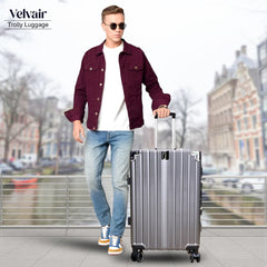 Velvair Luggage 20" Grey – Stylish & Durable Travel Companion