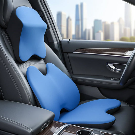 Prime Pick Car Neck Pillow And Backrest Cushion
