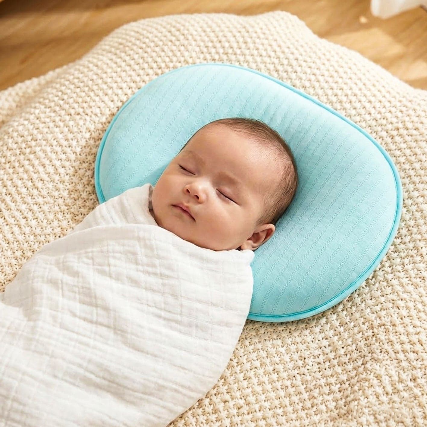Prime Pick Baby Foam Pillow For Flat Head Syndrome Prevention