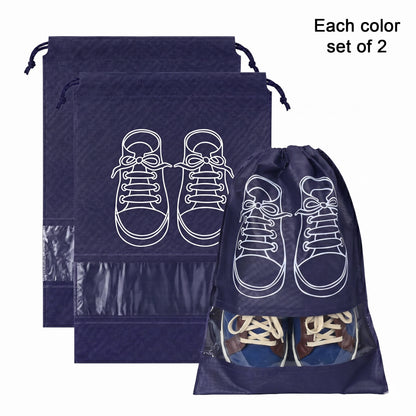 Prime Pick Shoe Travel Bag Set of 6 – Waterproof Dustproof Portable Shoe Organizer Pouches for Travel & Storage