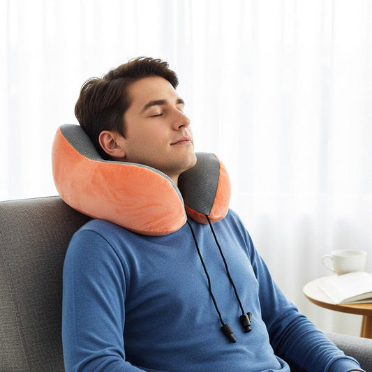 Prime Pick Extra Soft Memory Foam Travel Neck Pillow