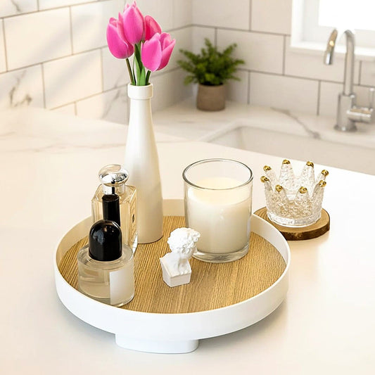 Prime Pick Wooden Round Tray