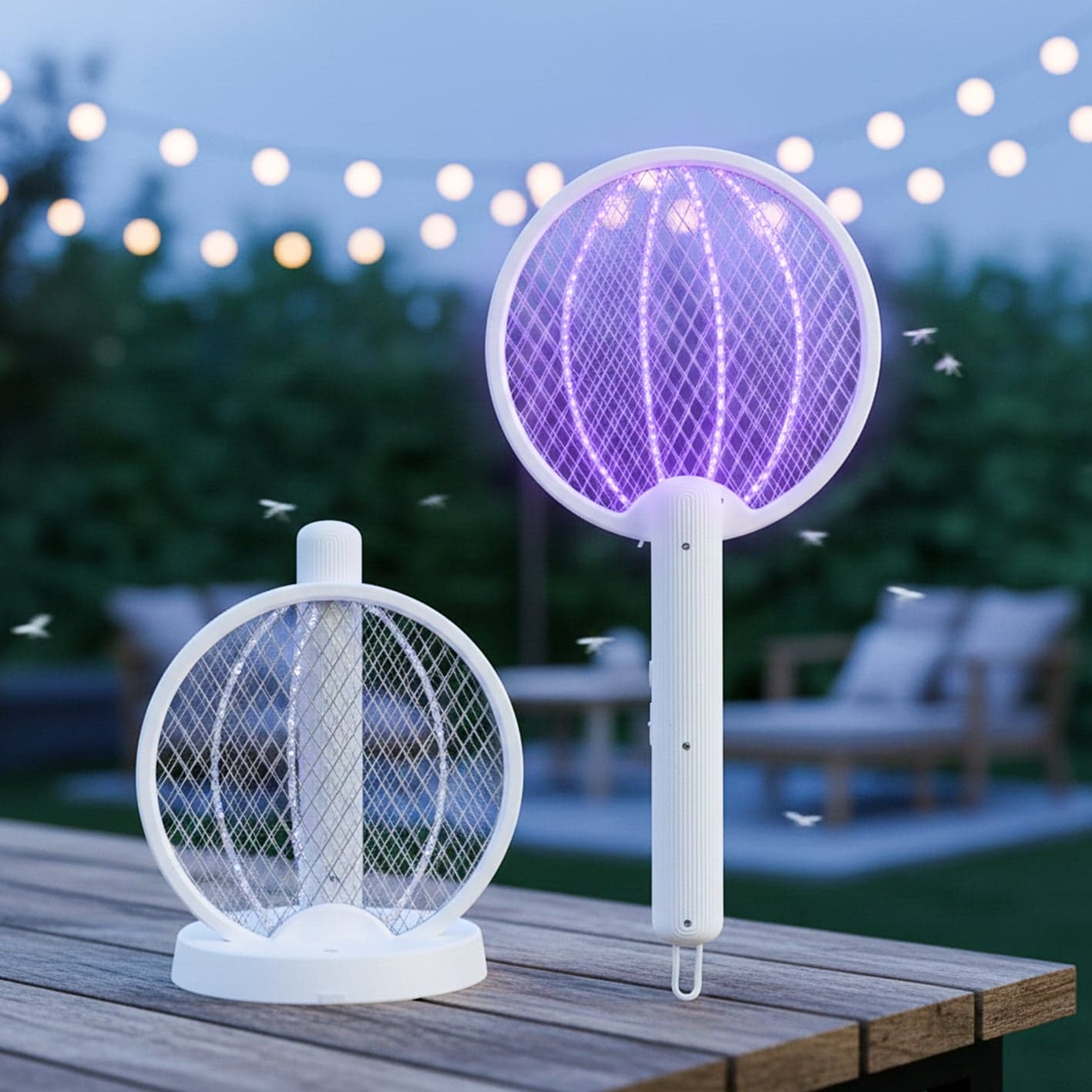 Prime Pick Electric Rechargeable Mosquito Bat With Led