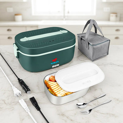 Prime Pick Electric Lunch Box 80W 1.8L 4 In1 Portable Food Warmer