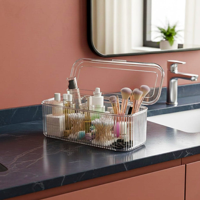 PRIME PICK Transparent Multi-Purpose Beauty Organizer
