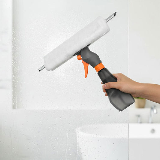 Prime Pick 3 in 1 Glass/Window Cleaner Tool with Spray Bottle