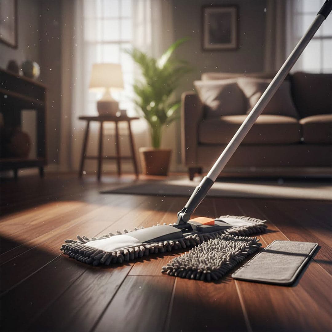 Prime Pick Flat Plastic Cotton Wet and Dry Floor Mop