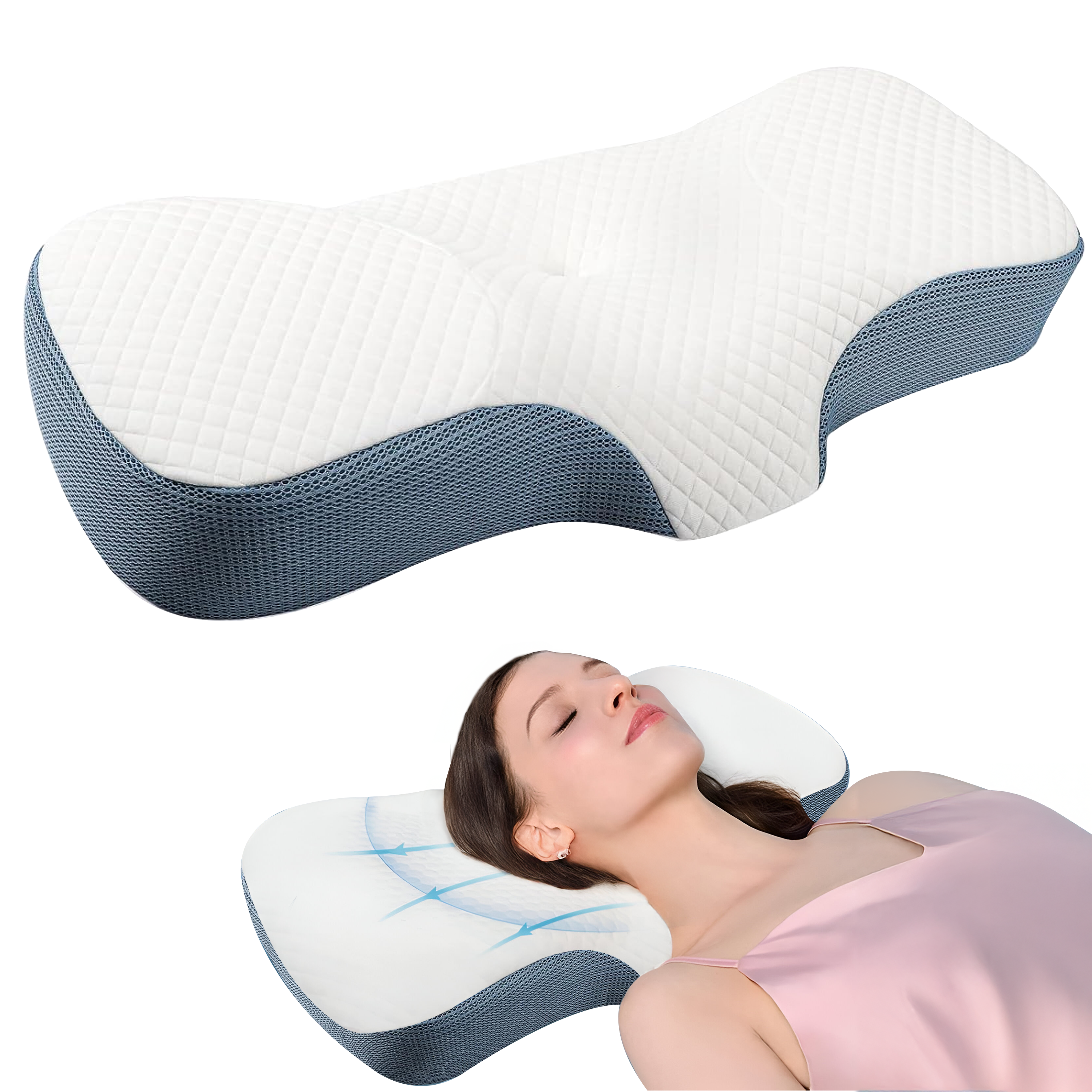 Prime Pick Memory Foam Pillows For Neck And Shoulder