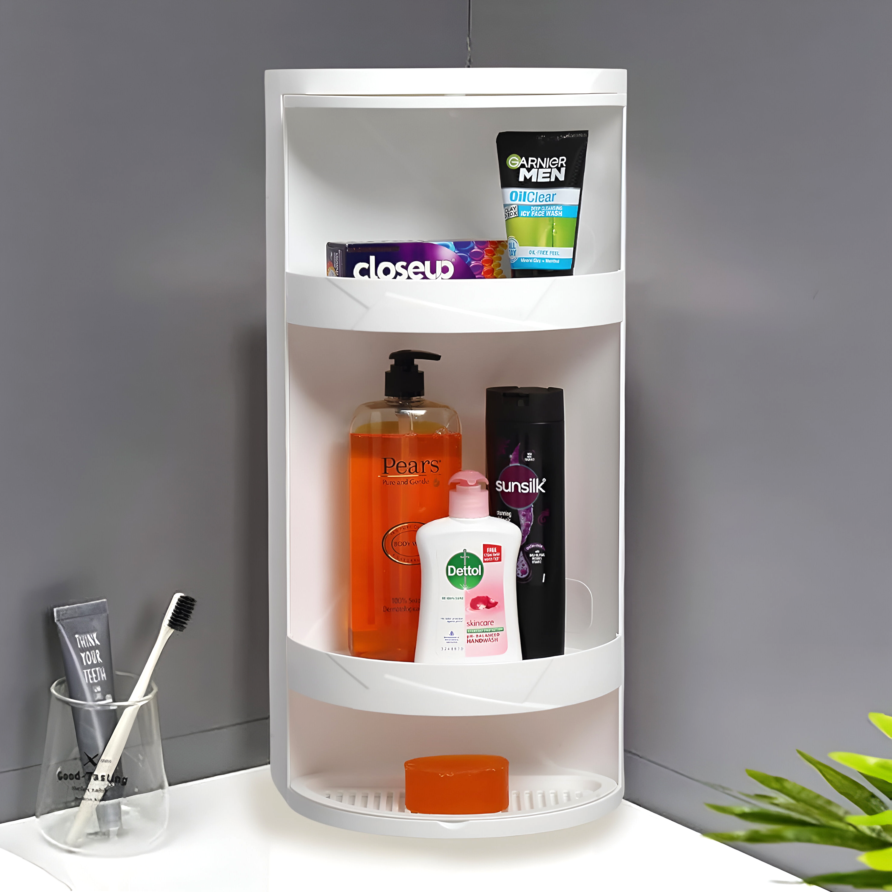 Prime Pick Bathroom Rotating  Shampoo Organizer