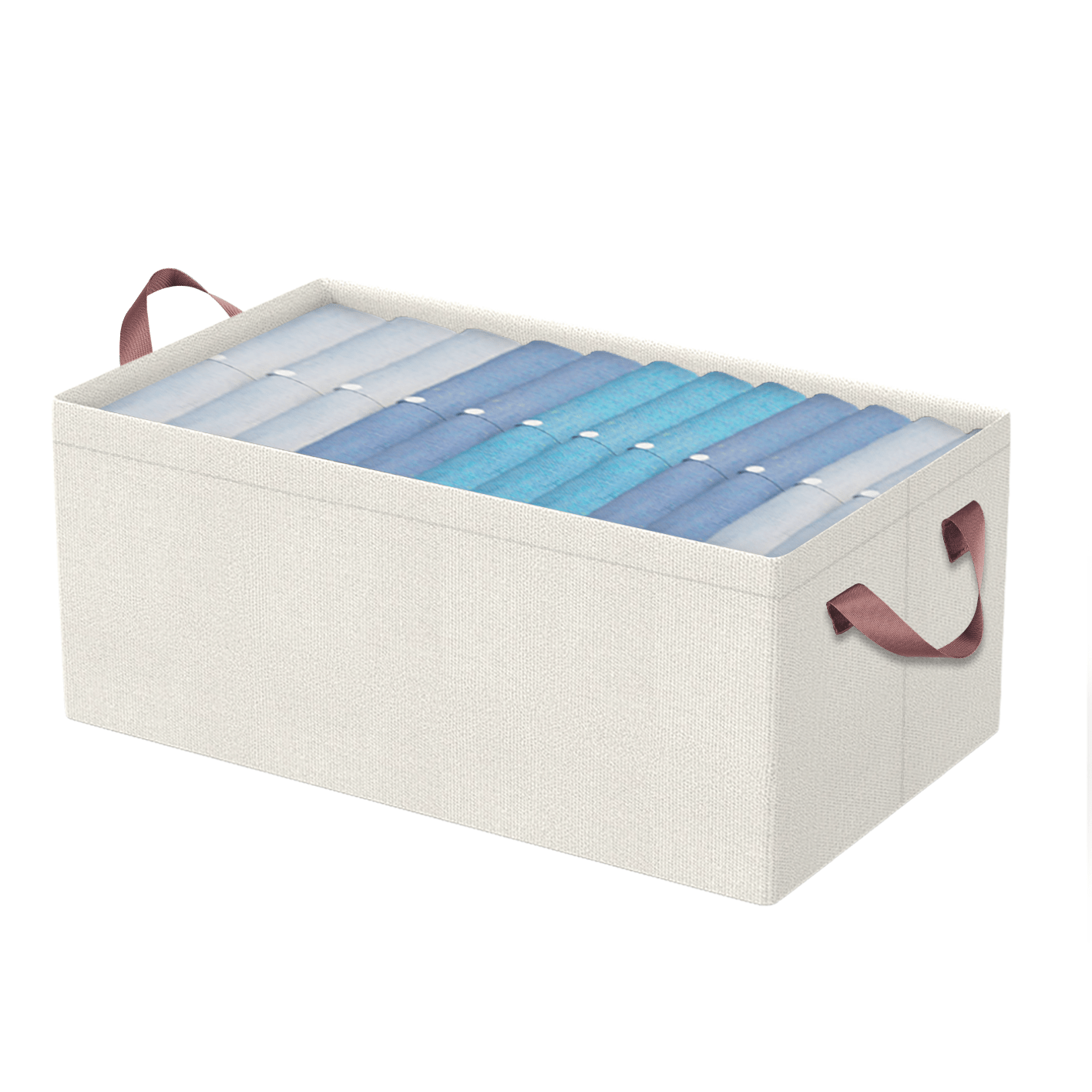 Prime Pick XL Oxford Cloth Organizer Durable Foldable Storage Box with Metal Frame