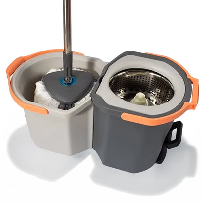 Prime Pick Twin Spin Mop With Pedal  With Triangle Mop Stand