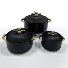 Prime Pick Luxury Casserole Set of-3  (1L + 2L + 3.5L)