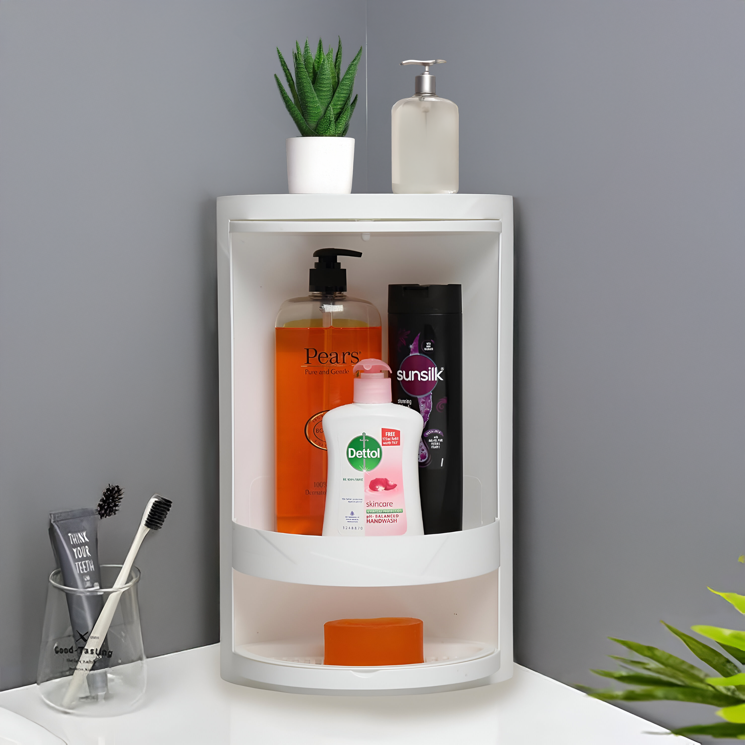 Prime Pick Bathroom Rotating  Shampoo Organizer