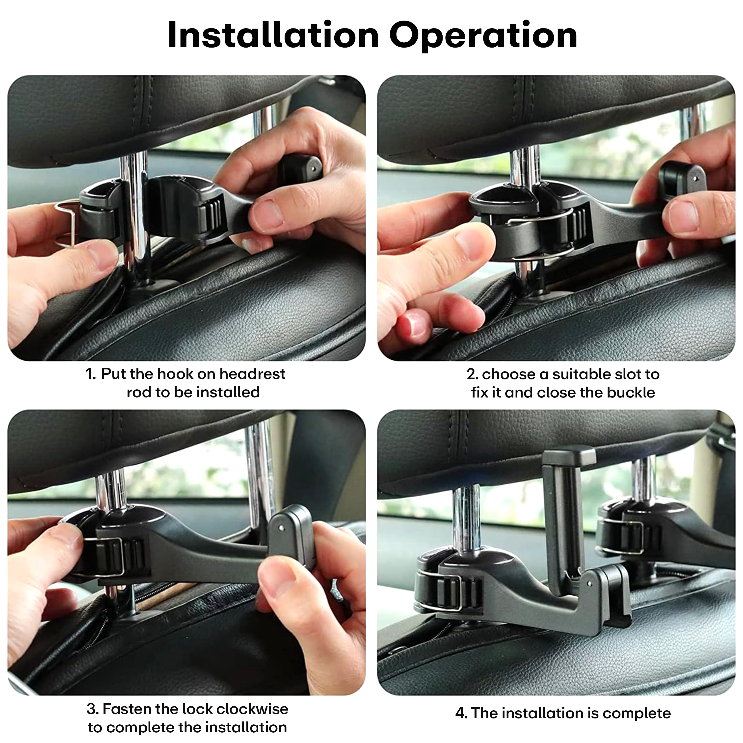 Prime Pick 2 In 1 Car Hook Mobile Phone Holder