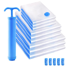 Prime Pick Vacuum Compression Storage Bags With Hand Pump Pack Of-9 3Medium+3Large+3Jumbo