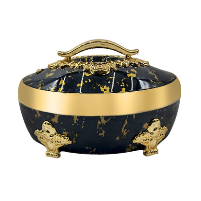 Prime Pick Luxury Black & Gold Casserole 4L