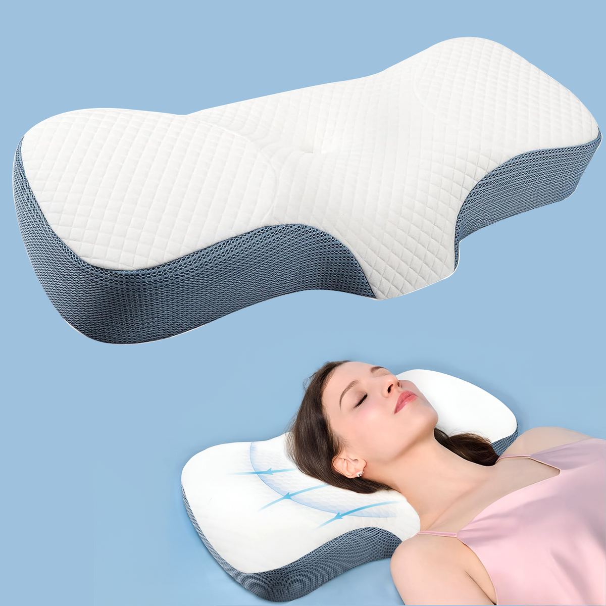 Prime Pick Memory Foam Pillows For Neck And Shoulder