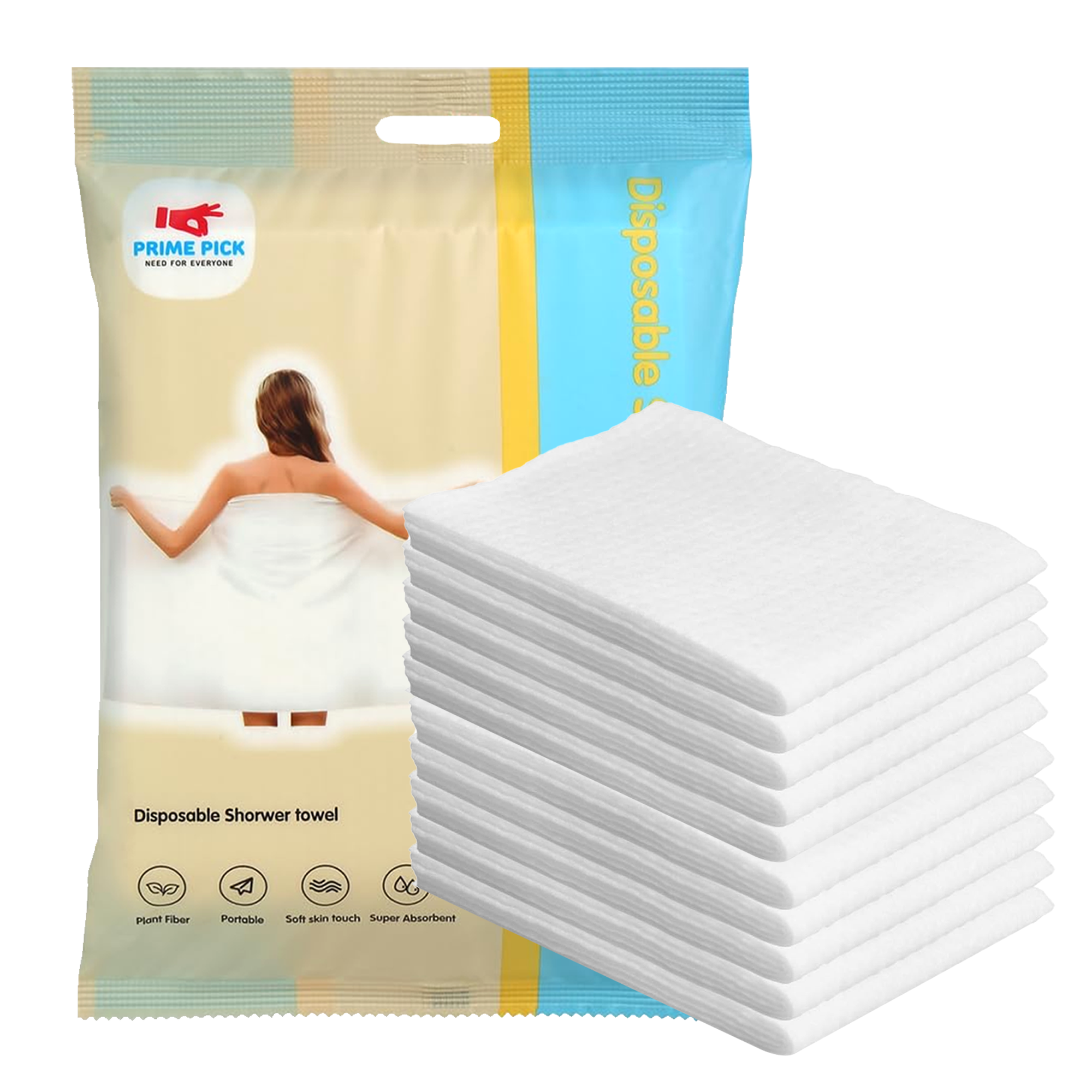 Prime Pick Disposable Shower Towel