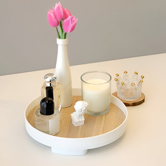 Prime Pick Wooden Round Tray