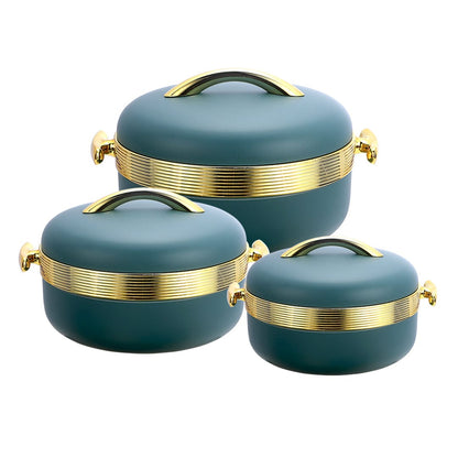 Prime Pick Elegant Matte Insulated Casserole Set of 3 (3.5L+2L+1L)