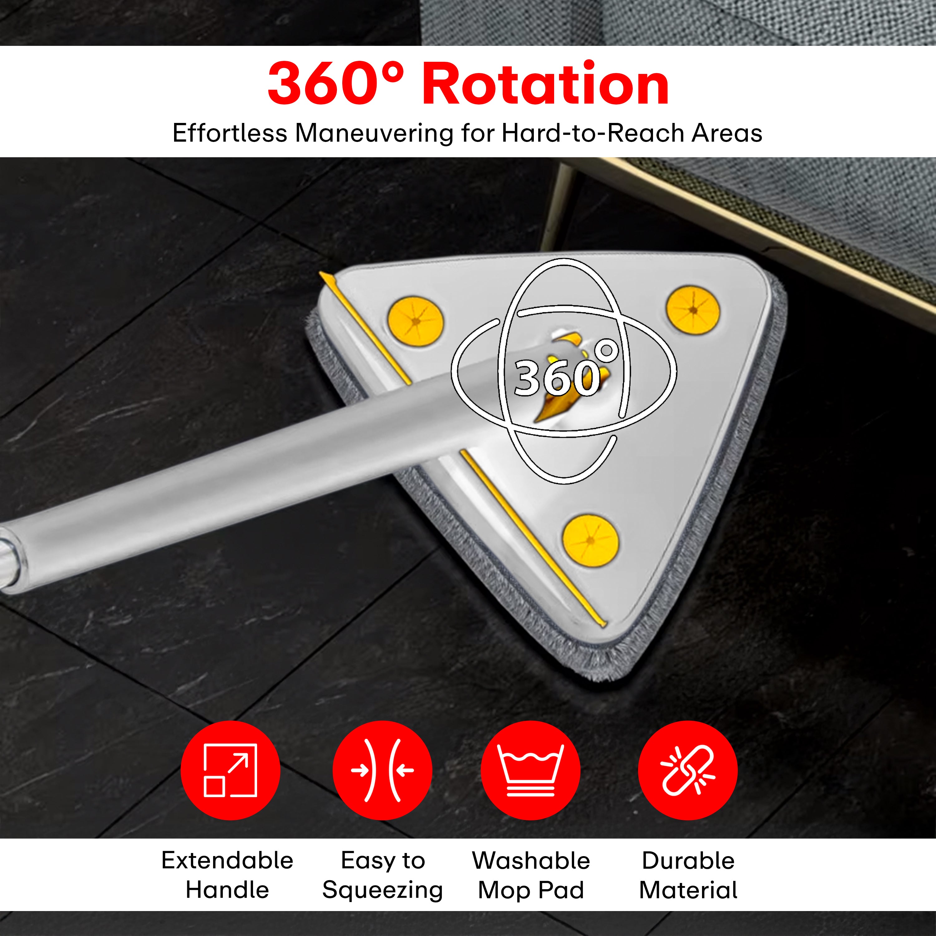 Prime Pick 360° Rotatable Mop