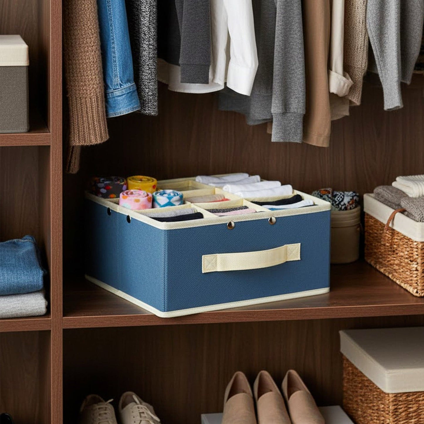 Prime Pick 9 Compartments Storage Box